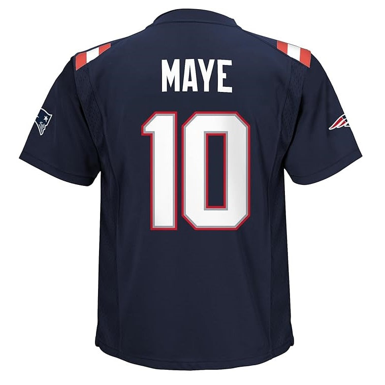 Drake Maye Youth Nike Jersey #10 New England Patriots Game Day Replica Player Jersey - Youth Boys (8-20)
