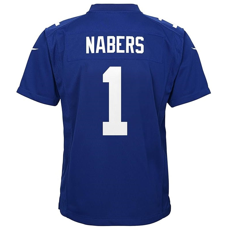 Malik Nabers Youth Nike Jersey #1 New York Giants Game Day Replica Player Jersey - Youth Boys (8-20)