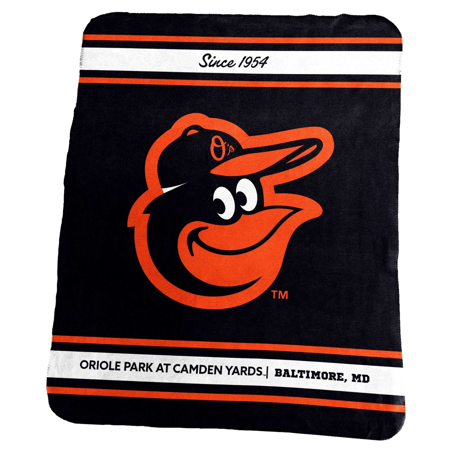 Baltimore Orioles 50" x 60" Stadium Classic Fleece Throw Blanket