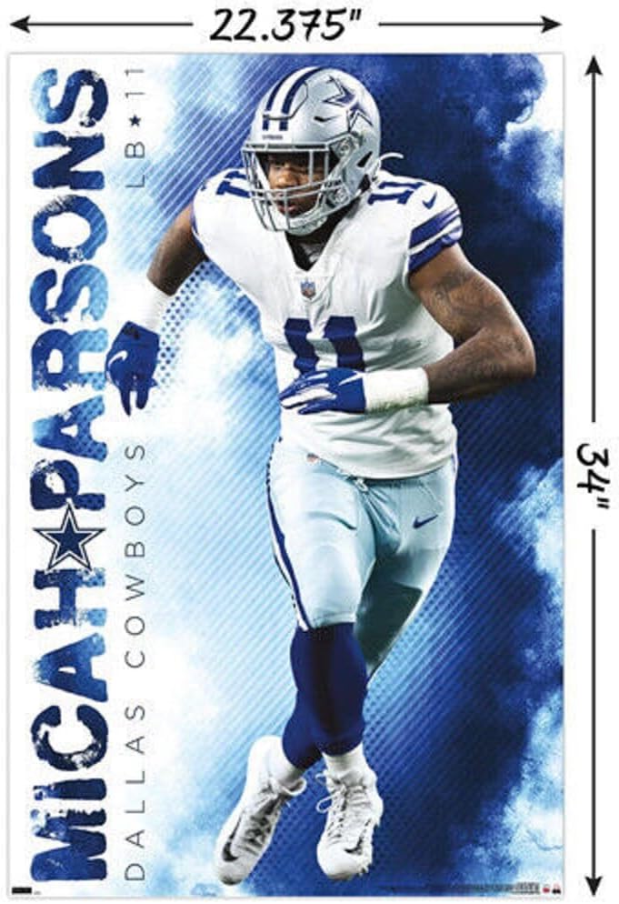 Dallas Cowboys Micah Parsons Wall Poster - 22.375" x 34"