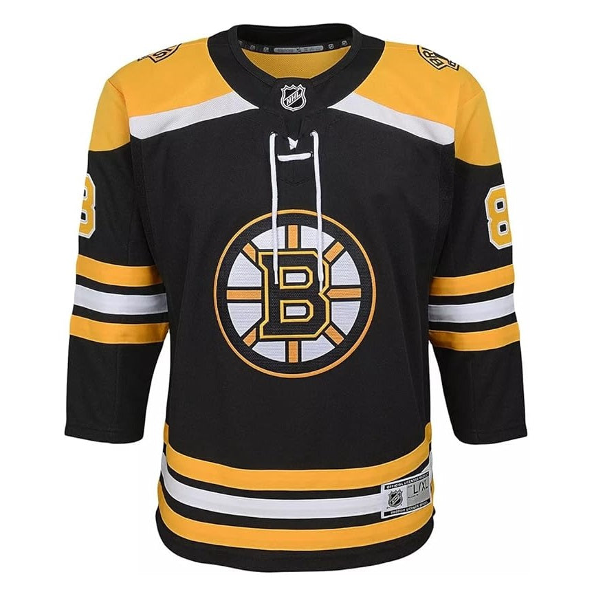 David Pastrnak Youth Jersey #88 Boston Bruins Premier Player Jersey - Youth Boys (8-20)