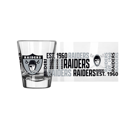 Las Vegas Raiders Throwback 2oz. Spirit Shot Glass
