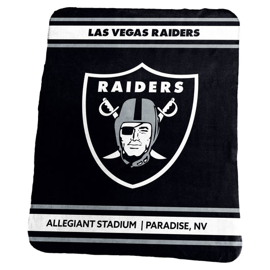 Las Vegas Raiders 50" x 60" Stadium Classic Fleece Throw Blanket