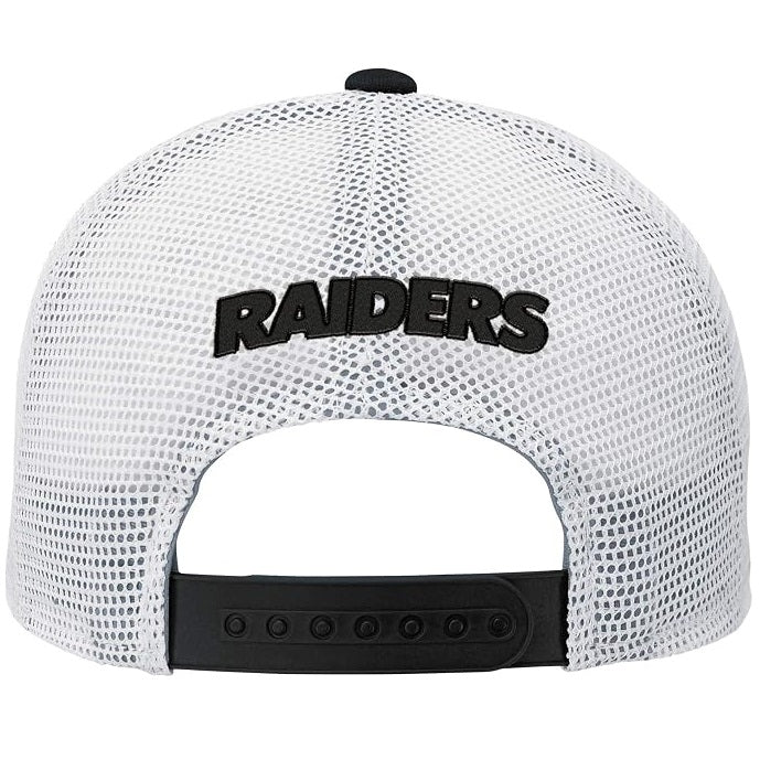 Las Vegas Raiders Youth Core Lockup Adjustable Meshback Hat