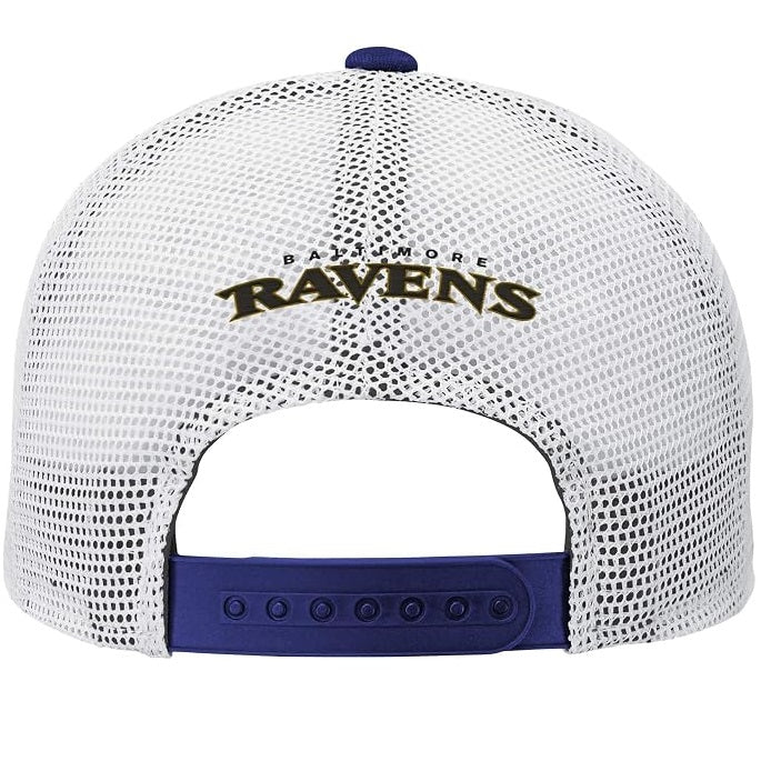Baltimore Ravens Youth Core Lockup Adjustable Meshback Hat