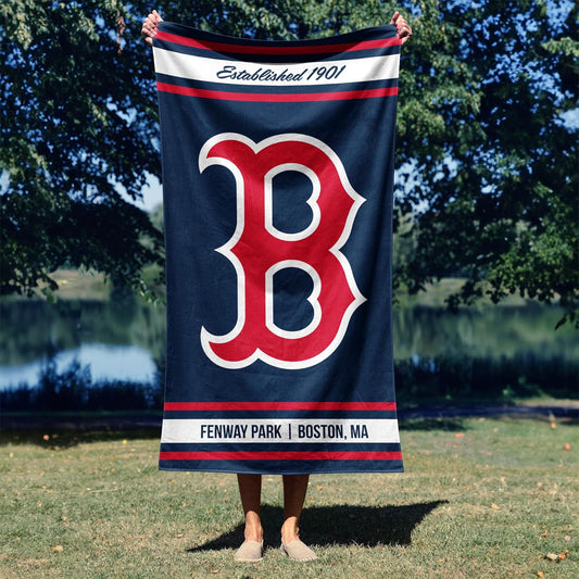 Manta clásica de vellón de los Boston Red Sox de 50" x 60"