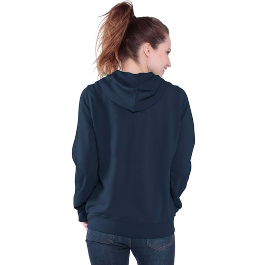 New York Yankees Women's Distressed Script Full Zip Fleece Hoodie Sweatshirt