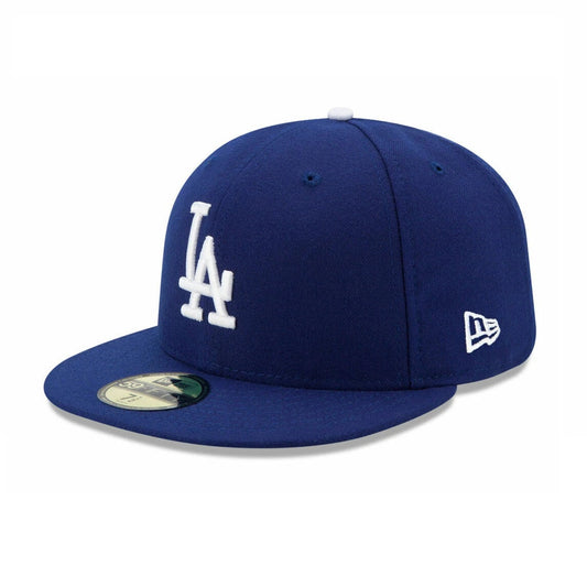 Gorra ajustada 59FIFTY auténtica de New Era para el campo de los Dodgers de Los Ángeles, color azul