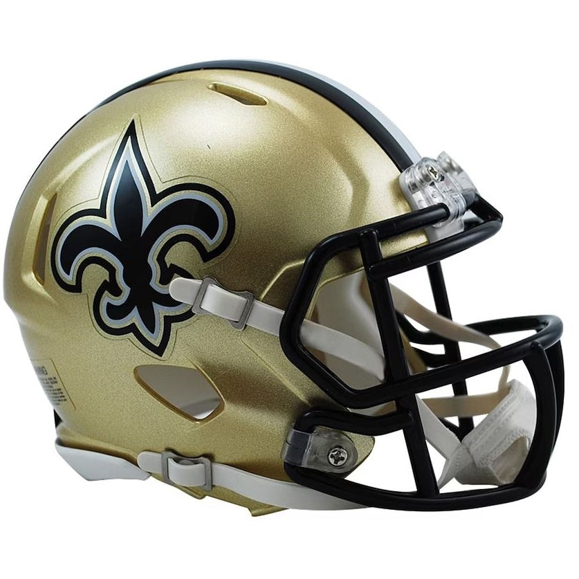 New Orleans Saints Riddell Speed Revolution Mini Football Helmet