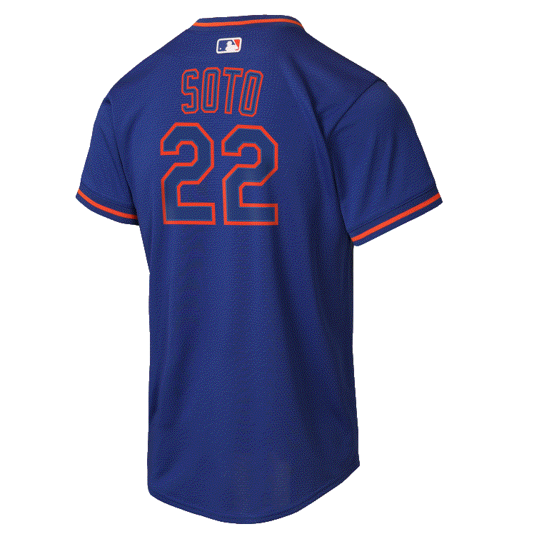 Juan Soto Youth Jersey #22 New York Mets Nike Replica Player Jersey - Youth Boys (8-20)
