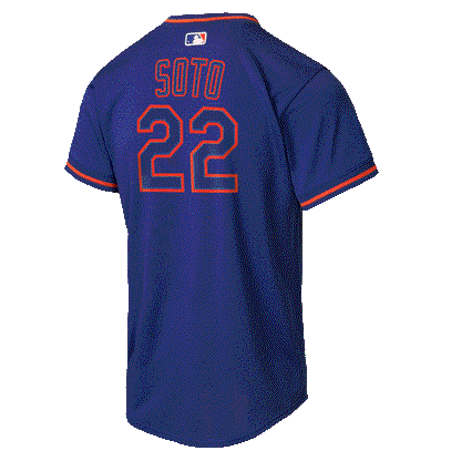 Juan Soto Youth Jersey #22 New York Mets Nike Replica Player Jersey - Youth Boys (8-20)