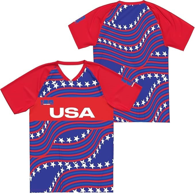 FIFA World Cup 2026 Youth USA Sublimated Country Team Training Jersey - Youth Boys (8-20)