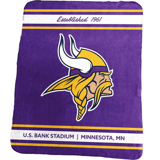 Minnesota Vikings 50" x 60" Stadium Classic Fleece Throw Blanket