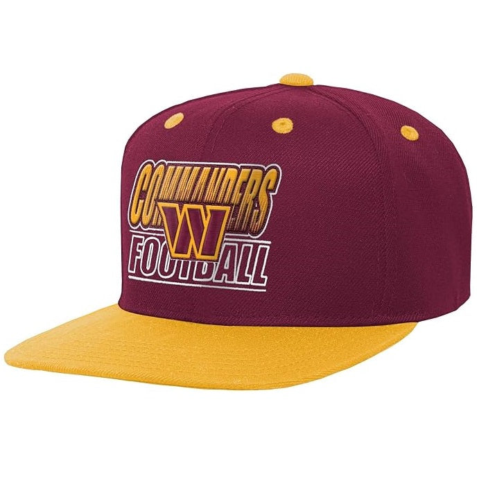 Washington Commanders Youth Gradient Adjustable Snapback Hat