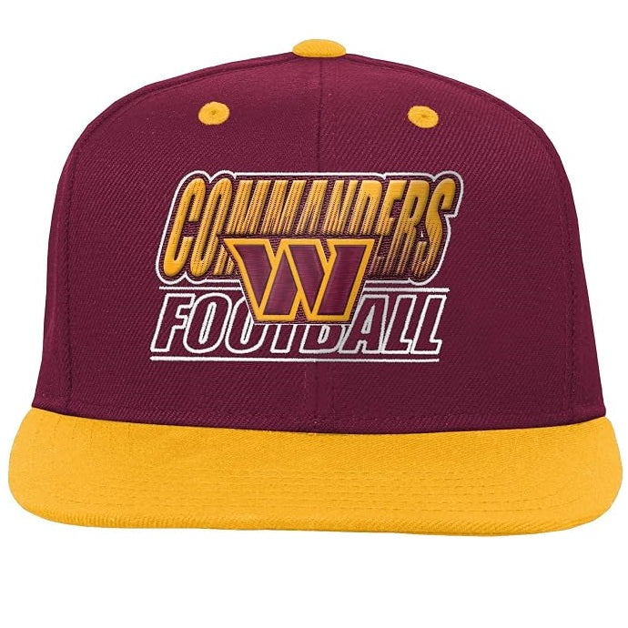 Washington Commanders Youth Gradient Adjustable Snapback Hat