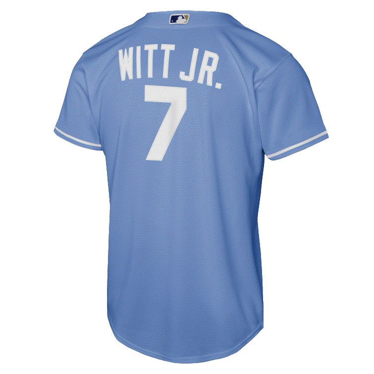 Bobby Witt Jr. Youth Jersey #7 Kansas City Royals Nike Replica Player Jersey - Youth Boys (8-20)