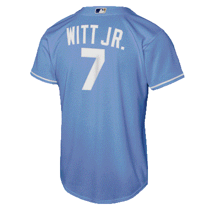 Bobby Witt Jr. Youth Jersey #7 Kansas City Royals Nike Replica Player Jersey - Youth Boys (8-20)