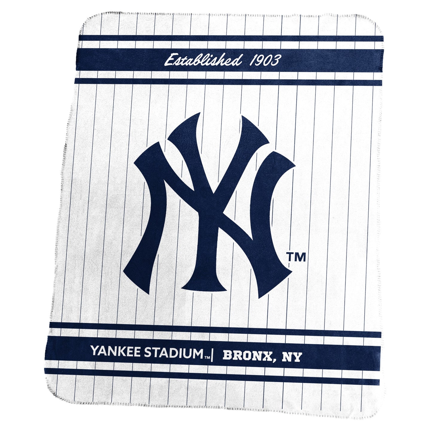 New York Yankees 50" x 60" Pinstripe Stadium Classic Fleece Throw Blanket