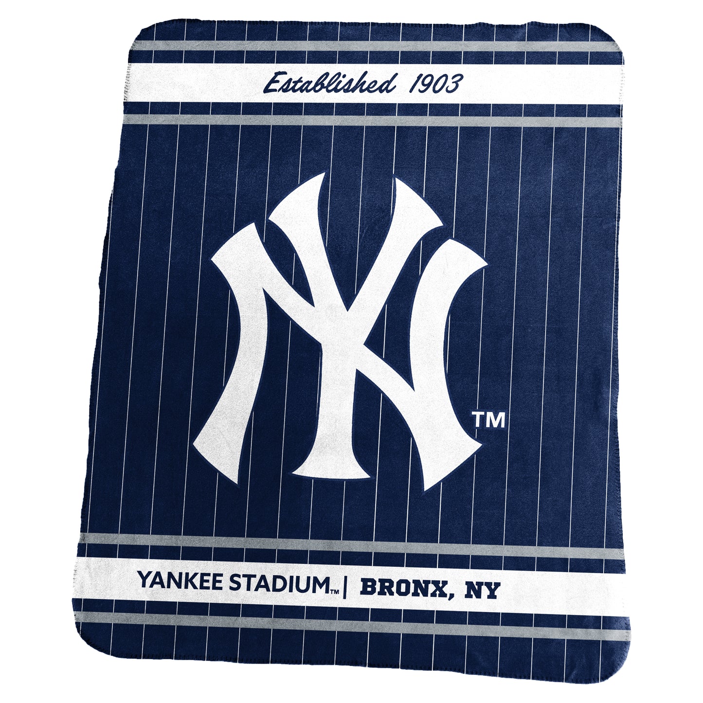 New York Yankees 50" x 60" Pinstripe Stadium Classic Fleece Throw Blanket